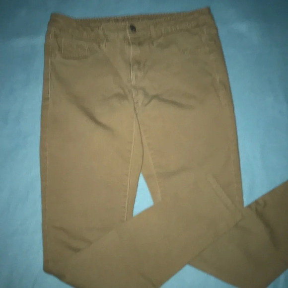 MOSSIMO mid-rise jegging school uniform jeans super stretch tan NEW size 2 - Picture 1 of 3